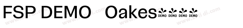 FSP DEMO   Oakes字体转换